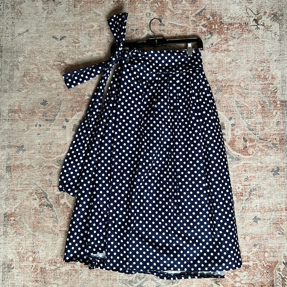 Vintage retro inspired custom wrap skirt